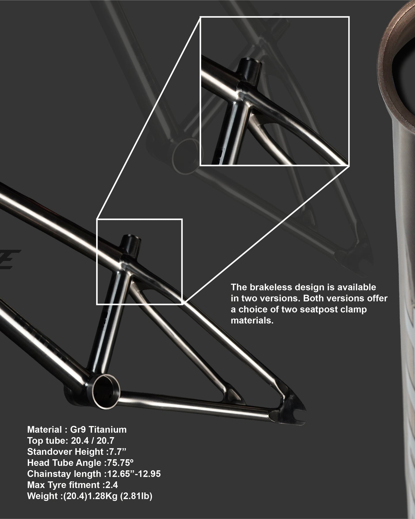 PRE ORDER HIUFO TI" V2 FRAME