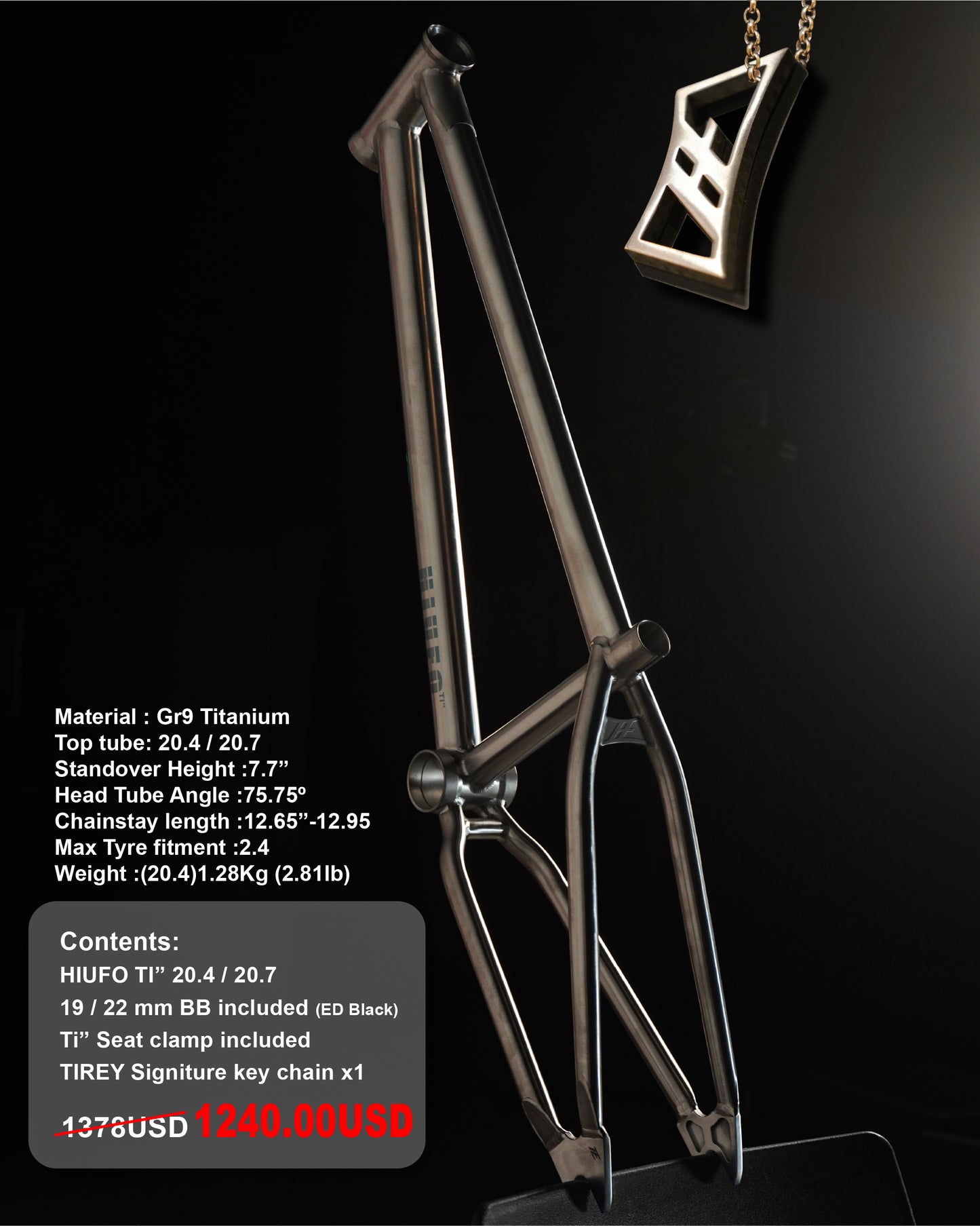 PRE ORDER HIUFO TI" V2 FRAME